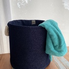 Cesto Balaio Jeans Irerê Para Mantas