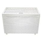 Cesto Bau Organizador Branco Fibra Sintetica Design