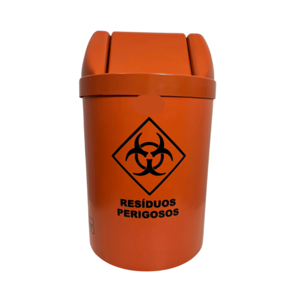 Cesto Coletor Lixeira Vai Vem 14 Lt Reciclavel Residuos Brali