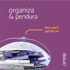 Cesto Com 36 Prendedores De Plastico Multiuso - Simplo Lilas