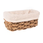 Cesto De Fibras Naturais Com Forro De Algodão 20x13x10 Yoi