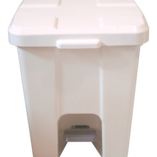 Cesto De Lixeira Quadrada Plastica Com Pedal 15 Litros Vermel