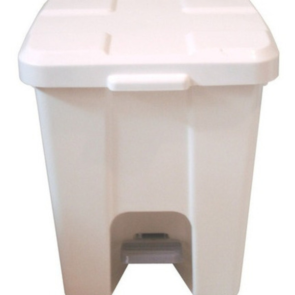 Cesto De Lixeira Quadrada Plastica Com Pedal 15 Litros Vermel