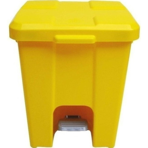 Cesto De Lixo 15 Litros Com Pedal Cinza-claro