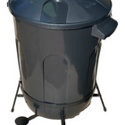 Cesto De Lixo 30 Litros Com Pedal Reforçado Preto