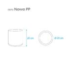 Cesto De Lixo Decorado Flor Rosa Salmão