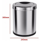 Cesto De Lixo Em Inox 13 Litros Com Tampa Vai E Vem Home