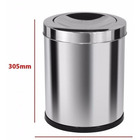 Cesto De Lixo Em Inox 13 Litros Com Tampa Vai E Vem Home Inox