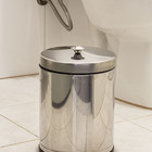 Cesto De Lixo Inox 4,5l Com Recipiente Plástico Interno - Viel