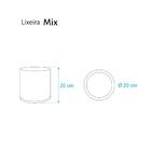 Cesto De Lixo Laqueado Bege Claro