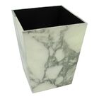 Cesto De Lixo Marmorizadas De Madeira Calacata