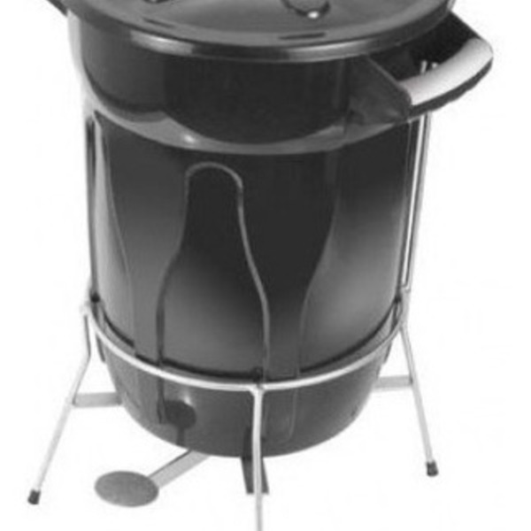 Cesto De Lixo Plastico Com Pedal Aço Galvanizado 40l Preto Am