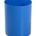 Cesto De Lixo Plástico Para Escritório Sem Tampa 13 Litr Cinz