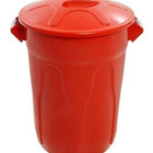 Cesto De Lixo Tipo Balde 100 Litros ( 02 Unidades ) Amarelo