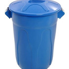 Cesto De Lixo Tipo Balde 100 Litros ( 02 Unidades ) Marrom