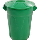 Cesto De Lixo Tipo Balde 100 Litros Verde