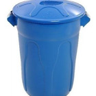 Cesto De Lixo Tipo Balde 60 Litros Cinza