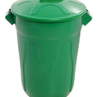 Cesto De Lixo Tipo Balde 60 Litros Cinza