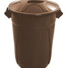 Cesto De Lixo Tipo Balde 60 Litros Preto