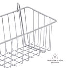 Cesto de Metal Cromado Médio Spaceo