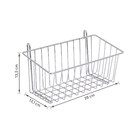 Cesto de Metal Cromado Médio Spaceo