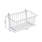 Cesto de Metal Cromado Pequeno Spaceo