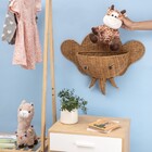 Cesto De Parede Bege 60 x 35 x 20 Oikos