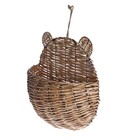 Cesto de Parede Redondo Bege 30 x 32 x 11 Oikos