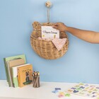 Cesto de Parede Redondo Bege 30 x 32 x 11 Oikos