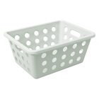 Cesto Organizador de Plástico Reciclado Verde Claro 1,5L 8x14x18cm Green Planet Coza