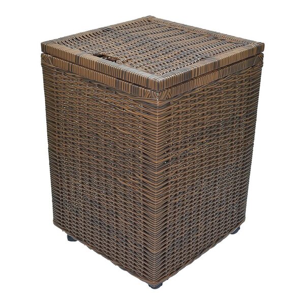 Cesto De Roupa 40x40x57cm C/ Rodas - Brown Derby