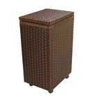 Cesto De Roupa Em Fita 26x34x57cm C/ Rodas - Argila