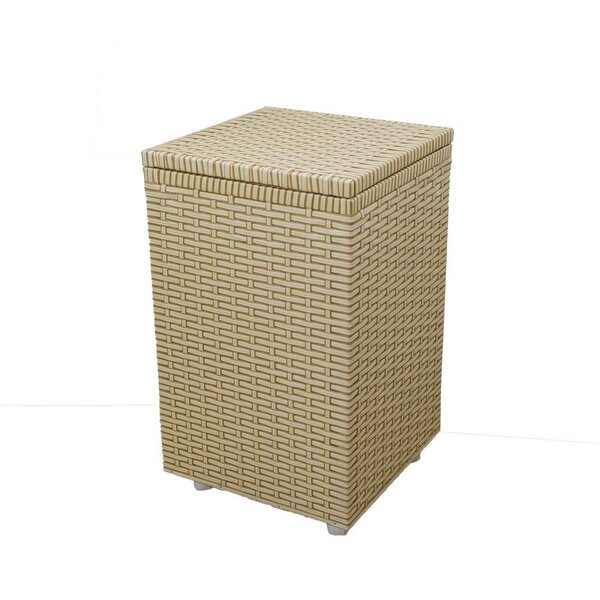 Cesto De Roupa Em Fita 35x35x57cm C/ Rodas - Bananeira