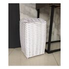 Cesto De Roupa M Branco 26x42x26cm