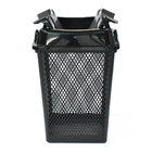 Cesto de Roupa Plástico Preto com Alças 65,4x29,5x40,5cm 49L Arqplast