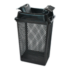 Cesto de Roupa Plástico Preto com Alças 65,4x29,5x40,5cm 49L Arqplast