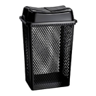 Cesto de Roupa Plástico Preto com Alças 65,4x29,5x40,5cm 49L Arqplast