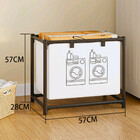 Cesto De Roupa Suja Estante Lavanderia Banheiro Desmontável