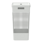 Cesto De Roupa Suja Tampa Grid 49l Organizador Área Serviço B