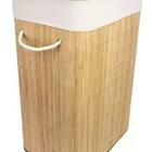 Cesto De Roupas Bambu 40x30x60cm