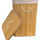 Cesto De Roupas Bambu 40x30x60cm