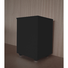 Cesto De Roupas Baú Roupeiro Tulha Com Rodízios Banheiro Lava