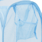 Cesto de Roupas Dobrável Retangular Azul PlastLeo