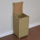 Cesto De Roupas Fibra Sintética 30x30x60 Canela