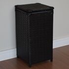 Cesto De Roupas Fibra Sintética 30x30x60 Preto