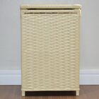 Cesto De Roupas Fibra Sintética 38x28x57 Palha Bege