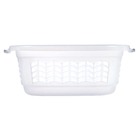 Cesto de Roupas Plástico Cristal com Alça 24x65x42,10cm Hydrus Sanremo