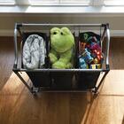 Cesto De Roupas Preto E Prata Hamilton Beach