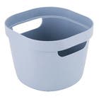 Cesto de Roupas Quadrado 4L Azul Glacial Organizar Flex OU