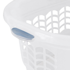 Cesto de Roupas Redondo 32L Cristal Hydrus Sanremo